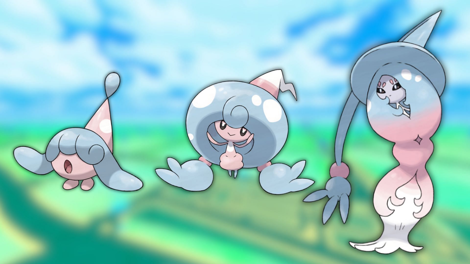 Hatenna's evolution line - Hatenna, Hattrem, and Hatterene (Image via The Pokemon Company)